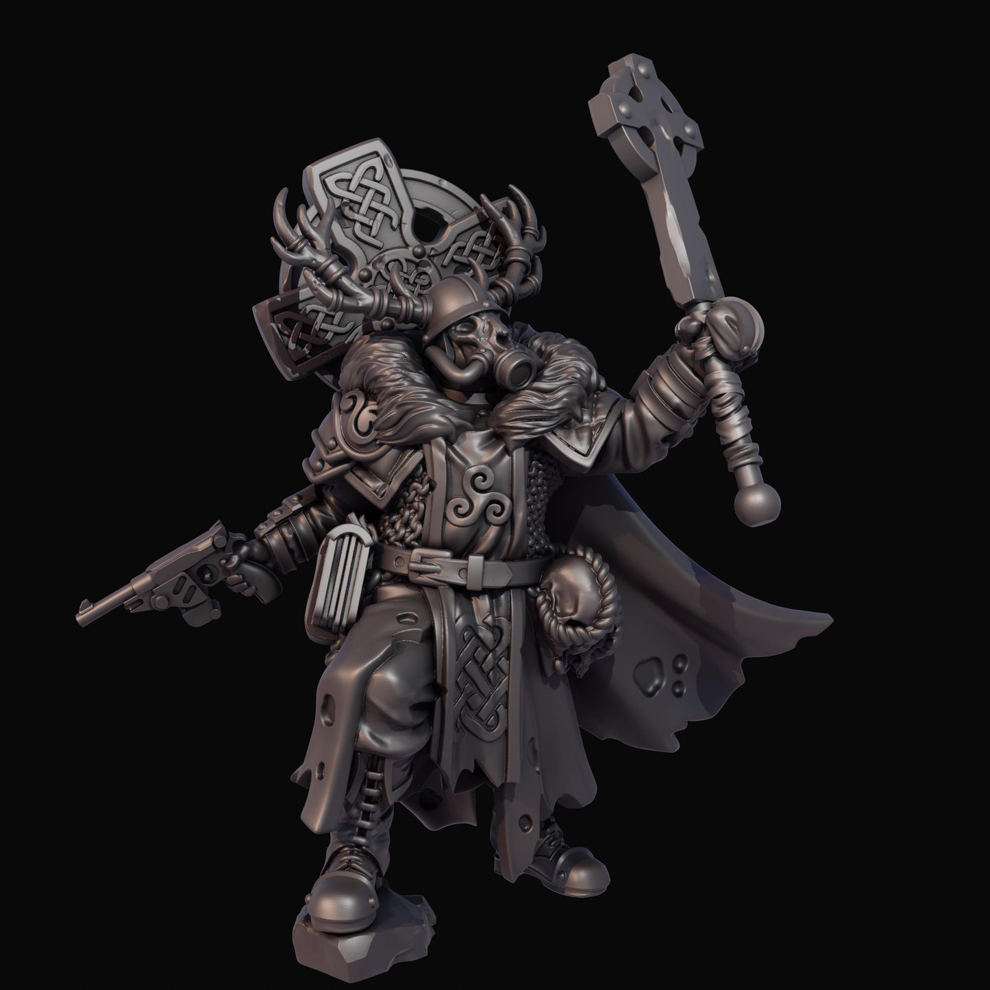 Grimdark Trench Warfare Proxy Miniatures – Gaelic Force Infantry Warband – Tabletop Figures(USA PDDP Paid)