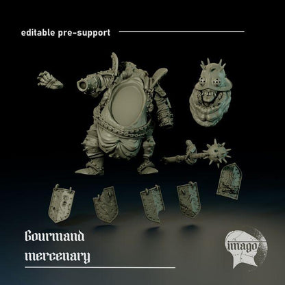 Grimdark Trench Warfare Proxy Miniatures – Sin Eating Grail Blob Tabletop WW1 WW2 SCI FI Wargame