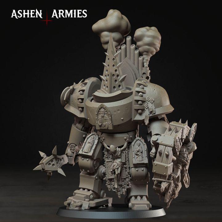 Grimdark Trench Warfare Pilgrim Walking Church – 32mm Resin Proxy Miniatures Elite Unit Multiple Build Options(USA PDDP Paid)