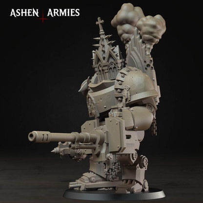 Grimdark Trench Warfare Pilgrim Walking Church – 32mm Resin Proxy Miniatures Elite Unit Multiple Build Options(USA PDDP Paid)