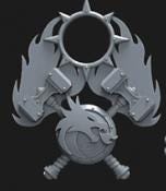 Grimdark Bit Set Flaming Lizards –  Bit Pack Set 104 Parts Proxy Miniatures for Tabletop Wargaming