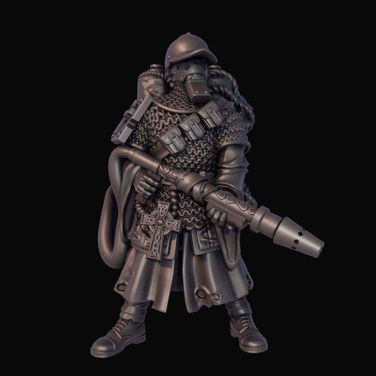 Grimdark Trench Warfare Proxy Miniatures – Gaelic Force Infantry Warband – Tabletop Figures(USA PDDP Paid)