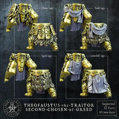 Grimdark Trench Proxy Miniatures – Anointed Warband Expansion Set Multiparts
