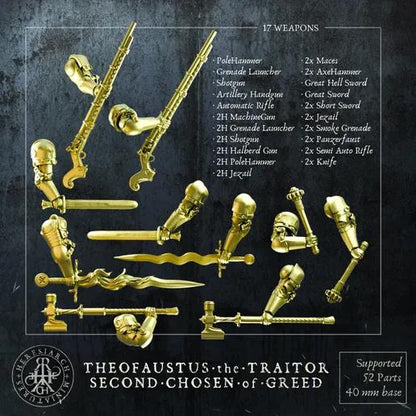Grimdark Trench Proxy Miniatures – Anointed Warband Expansion Set Multiparts