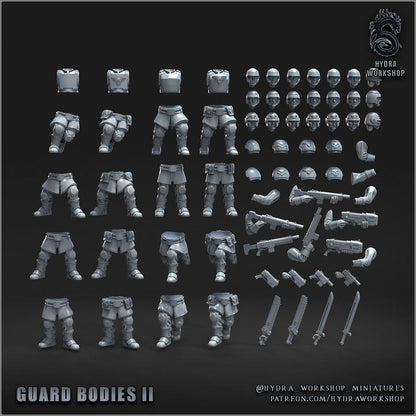 Grimdark Bit Set Special Forces Miltiarum Bodys –  Bit Pack Set 68 Parts Proxy Miniatures for Tabletop Wargaming