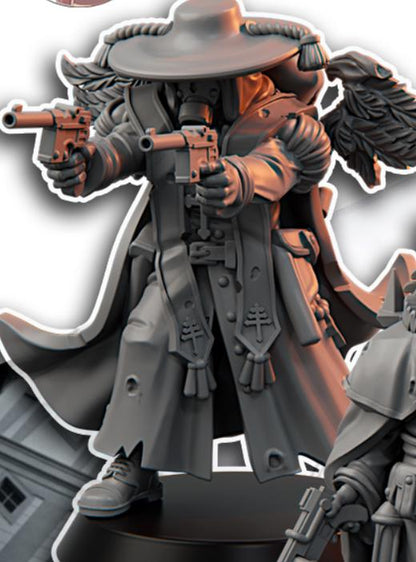 Grimdark Trench Proxy Miniature –Papal Vatican Sniper Soldier – Tabletop Figure