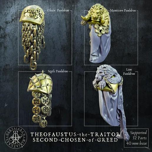 Grimdark Trench Proxy Miniatures – Anointed Warband Expansion Set Multiparts