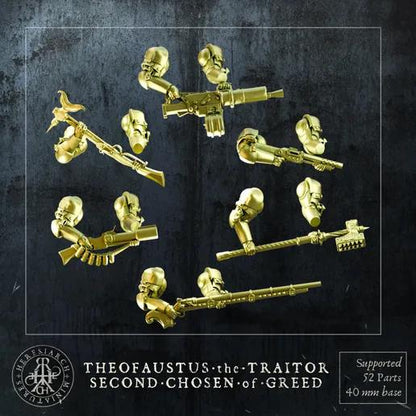 Grimdark Trench Proxy Miniatures – Anointed Warband Expansion Set Multiparts