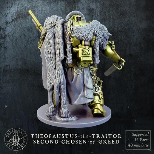 Grimdark Trench Proxy Miniatures – Anointed Warband Expansion Set Multiparts