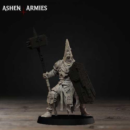 20 Variant Minitures Grimdark Trench Warfare Proxy Miniatures – Pilgrims Zealots Expansion Set Ashen Armies 2 Poses 6 Bodys