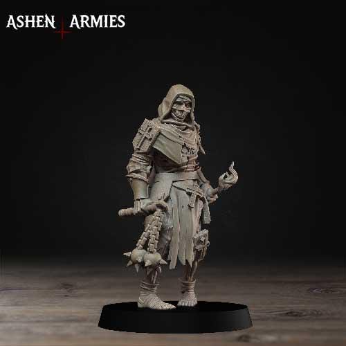 4 Minitures Grimdark Trench Warfare Proxy Miniatures – Pilgrims Expansion Set Prisoners Ashen Armies