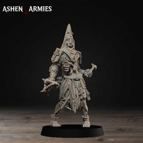 4 Minitures Grimdark Trench Warfare Proxy Miniatures – Pilgrims Expansion Set Prisoners Ashen Armies