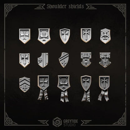 Grimdark Bit Set Eternal Crusaders Full Set –  Bit Pack Set 140 Parts Proxy Miniatures for Tabletop Wargaming