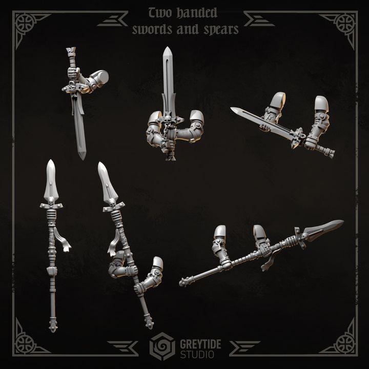 Grimdark Bit Set Eternal Crusaders Full Set –  Bit Pack Set 140 Parts Proxy Miniatures for Tabletop Wargaming