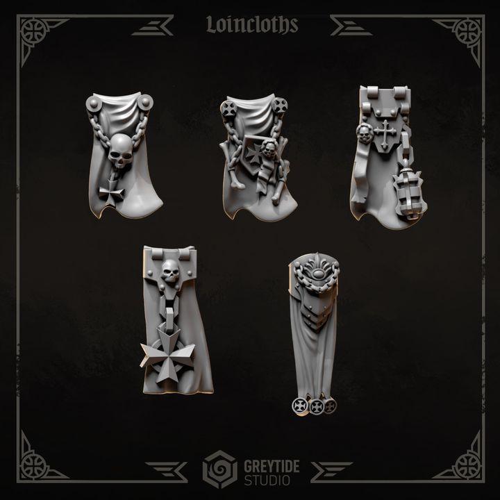 Grimdark Bit Set Eternal Crusaders Full Set –  Bit Pack Set 140 Parts Proxy Miniatures for Tabletop Wargaming