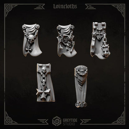 Grimdark Bit Set Eternal Crusaders Full Set –  Bit Pack Set 140 Parts Proxy Miniatures for Tabletop Wargaming
