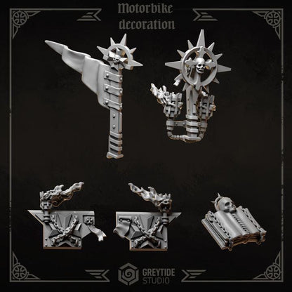 Grimdark Bit Set Eternal Crusaders Full Set –  Bit Pack Set 140 Parts Proxy Miniatures for Tabletop Wargaming