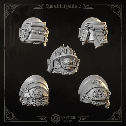 Grimdark Bit Set Eternal Crusaders Big Armor Full Set –  Bit Pack Set 110 Parts Proxy Miniatures for Tabletop Wargaming