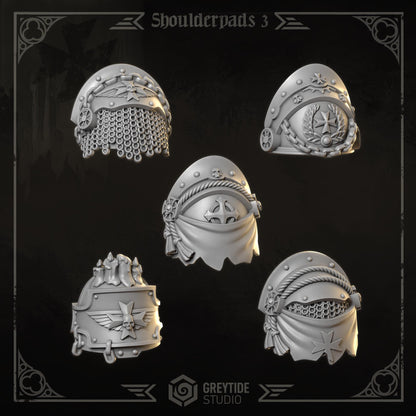Grimdark Bit Set Eternal Crusaders Big Armor Full Set –  Bit Pack Set 110 Parts Proxy Miniatures for Tabletop Wargaming
