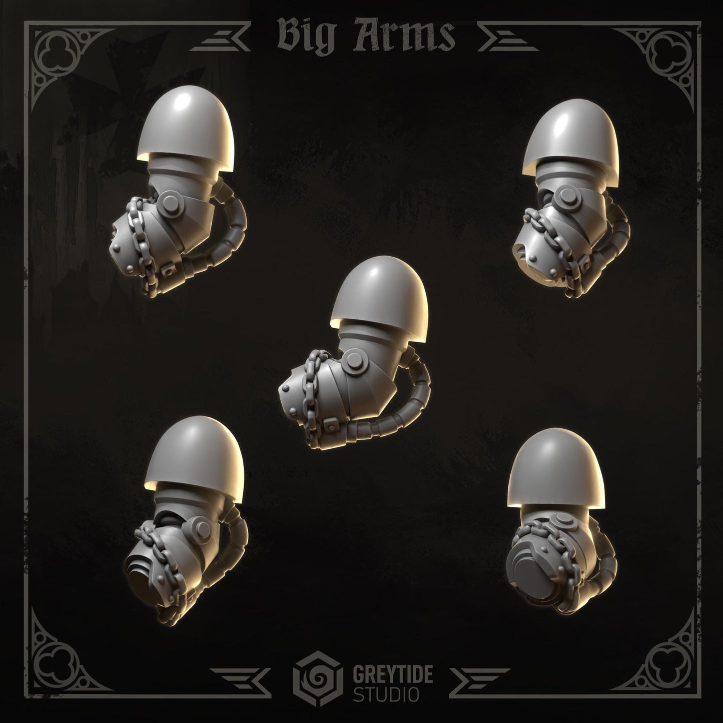 Grimdark Bit Set Eternal Crusaders Big Armor Full Set –  Bit Pack Set 110 Parts Proxy Miniatures for Tabletop Wargaming