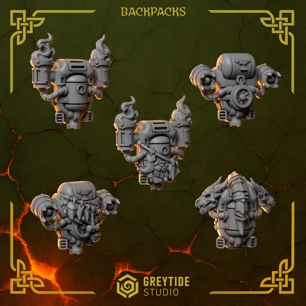 Grimdark Bit Set Anvil Wardens Core Set –  Bit Pack Set 40 Parts Proxy Miniatures for Tabletop Wargaming