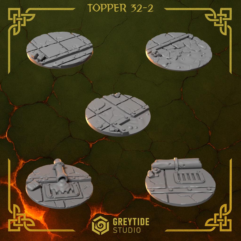 Grimdark Bit Set Anvil Wardens Full Trooper Set –  Bit Pack Set 150 Parts Proxy Miniatures for Tabletop Wargaming