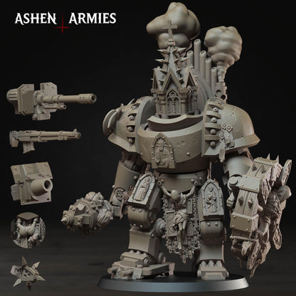 Grimdark Trench Warfare Pilgrim Ashen Complete Army – 32mm Resin Proxy Miniatures Warband(USA PDDP Paid)