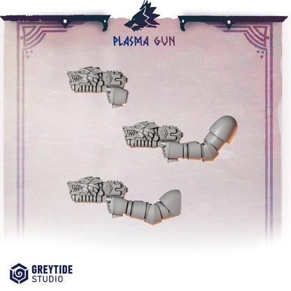 Grimdark Bit Set Primal Hounds Big Armor Full Set –  Bit Pack Set 110 Parts Proxy Miniatures for Tabletop Wargaming