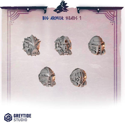Grimdark Bit Set Primal Hounds Big Armor Full Set –  Bit Pack Set 110 Parts Proxy Miniatures for Tabletop Wargaming