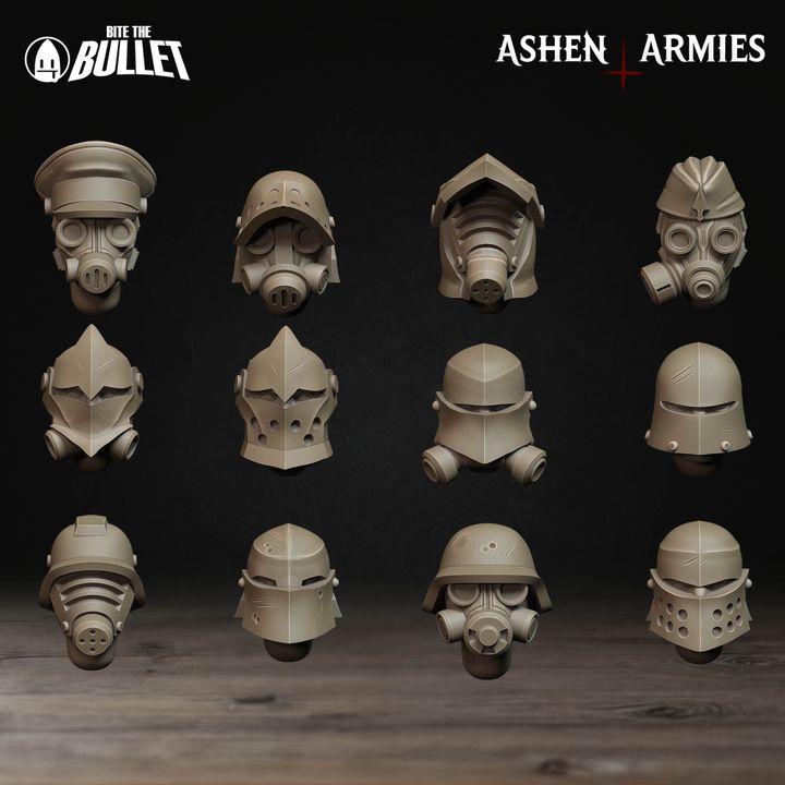 Grimdark Trench Warfare Bit Set Antioch – 12 Heads -  Bit Pack Set Proxy Miniatures for Tabletop Wargaming