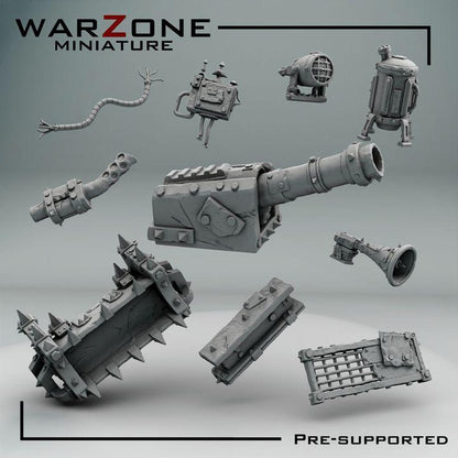 Grimdark Bit Set Orcs Kitbash –  Kitbash Vol. 01 Set 10 Parts Proxy Miniatures for Tabletop Wargaming