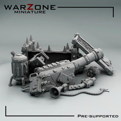 Grimdark Bit Set Orcs Kitbash –  Kitbash Vol. 01 Set 10 Parts Proxy Miniatures for Tabletop Wargaming