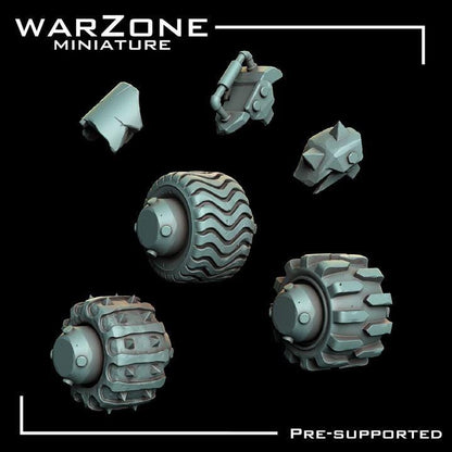 Grimdark Vehicle - Rustroller–  Scraplands Claptrap Proxy Miniatures for Tabletop Wargaming