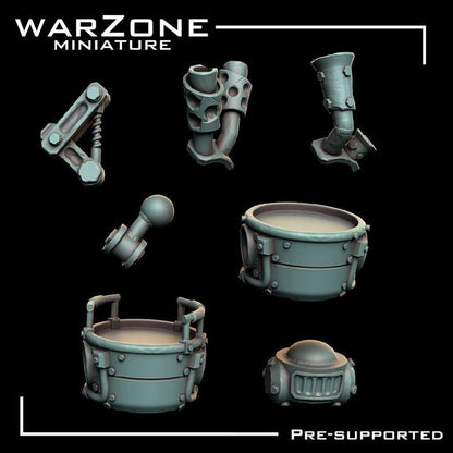 Grimdark Vehicle - Rustroller–  Scraplands Claptrap Proxy Miniatures for Tabletop Wargaming