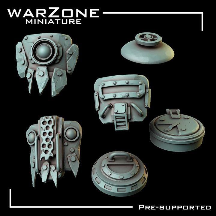 Grimdark Vehicle - Rustroller–  Scraplands Claptrap Proxy Miniatures for Tabletop Wargaming