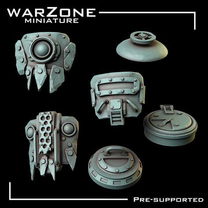 Grimdark Vehicle - Rustroller–  Scraplands Claptrap Proxy Miniatures for Tabletop Wargaming