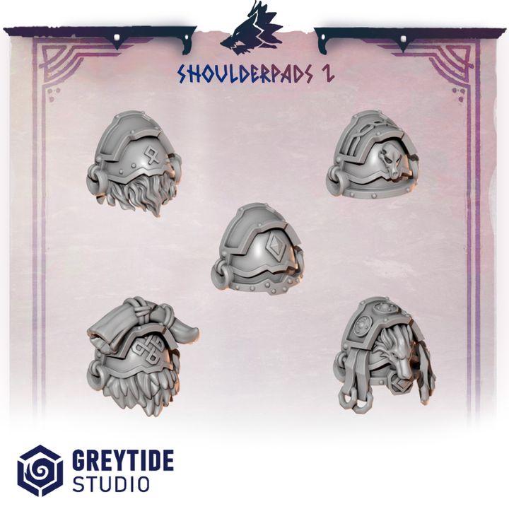 Grimdark Bit Set Primal Hounds Shoulder Set –  Bit Pack Set 40 Parts Proxy Miniatures for Tabletop Wargaming