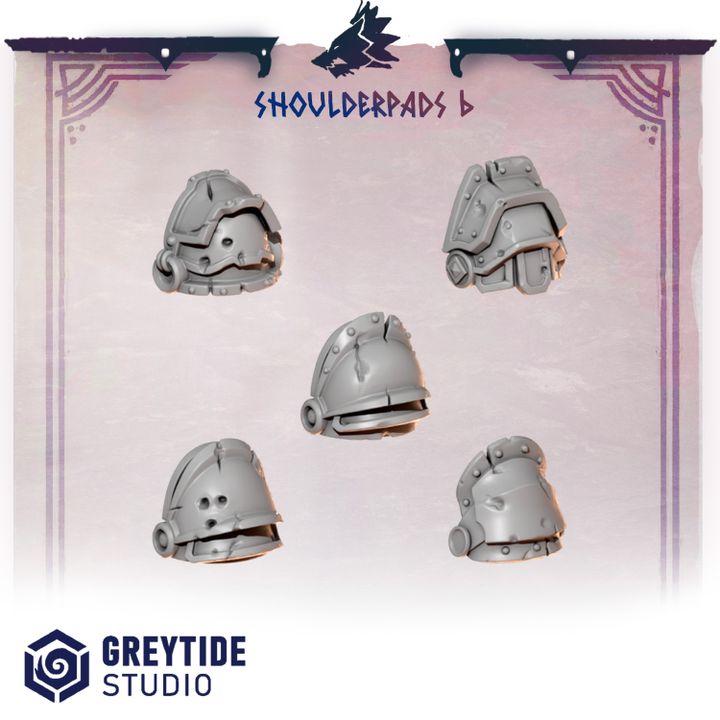 Grimdark Bit Set Primal Hounds Shoulder Set –  Bit Pack Set 40 Parts Proxy Miniatures for Tabletop Wargaming