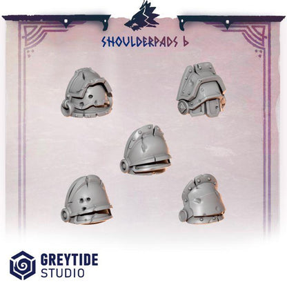 Grimdark Bit Set Primal Hounds Shoulder Set –  Bit Pack Set 40 Parts Proxy Miniatures for Tabletop Wargaming