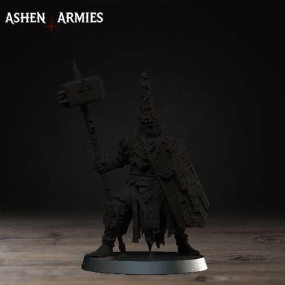 20 Variant Minitures Grimdark Trench Warfare Proxy Miniatures – Pilgrims Zealots Expansion Set Ashen Armies 2 Poses 6 Bodys