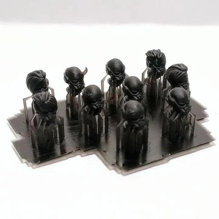 Grimdark Bit Set Disgusting Sisters –  Bit Pack Heads 50 Set Proxy Miniatures for Tabletop Wargaming