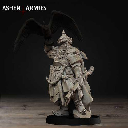 Grimdark Trench Warfare Iron Desert Captain –  4 Variant Mono Pose Proxy Miniatures for Tabletop Wargaming