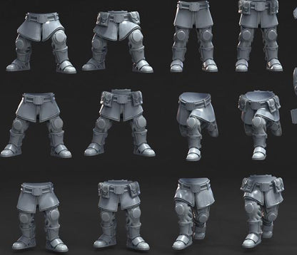 Grimdark Bit Set Guard Pack II –  Bit Pack Set Imperial Proxy Miniatures for Tabletop Wargaming 68 Parts