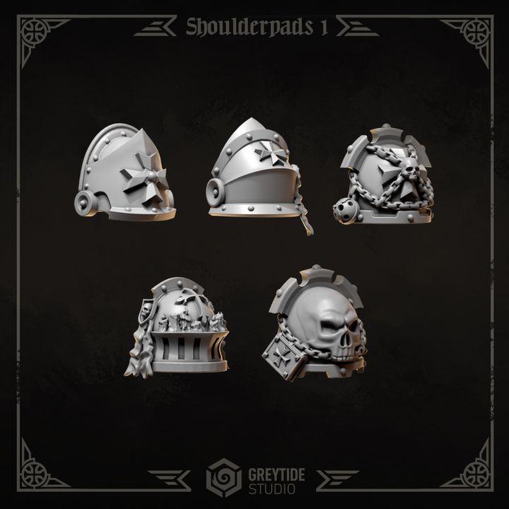 Grimdark Bit Set Eternal Crusaders Core Set –  Bit Pack Set 45 Parts Proxy Miniatures for Tabletop Wargaming