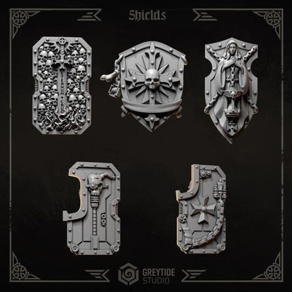 Grimdark Bit Set Eternal Crusaders Full Set –  Bit Pack Set 140 Parts Proxy Miniatures for Tabletop Wargaming