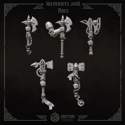 Grimdark Bit Set Eternal Crusaders Full Set –  Bit Pack Set 140 Parts Proxy Miniatures for Tabletop Wargaming