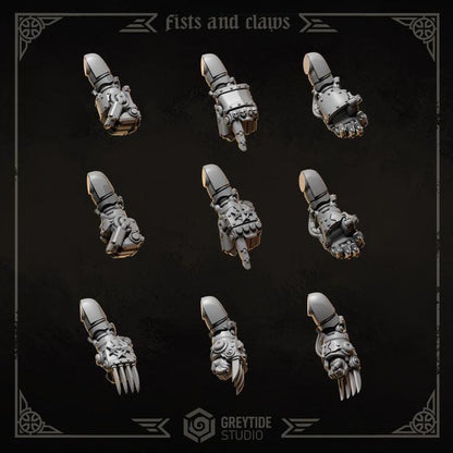 Grimdark Bit Set Eternal Crusaders Full Set –  Bit Pack Set 140 Parts Proxy Miniatures for Tabletop Wargaming