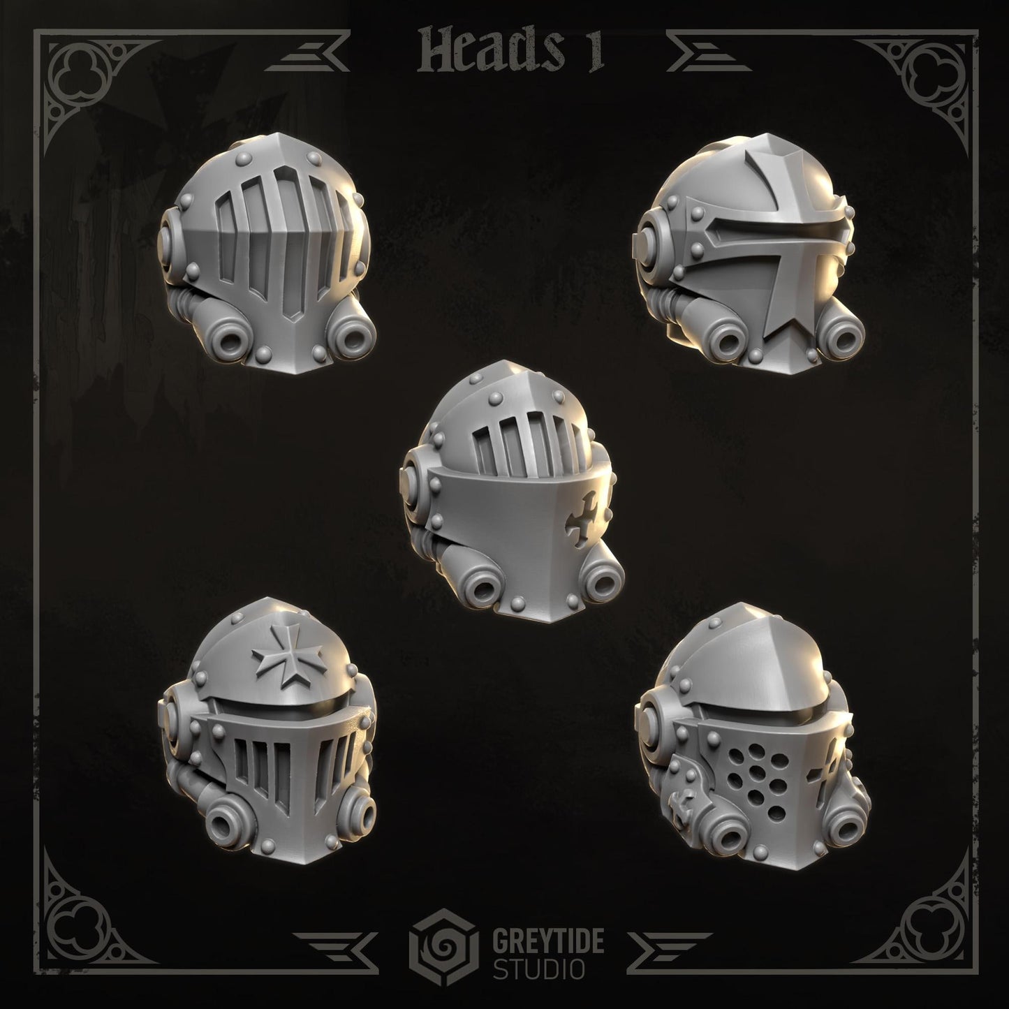 Grimdark Bit Set Eternal Crusaders Big Armor Full Set –  Bit Pack Set 110 Parts Proxy Miniatures for Tabletop Wargaming