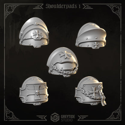 Grimdark Bit Set Eternal Crusaders Big Armor Full Set –  Bit Pack Set 110 Parts Proxy Miniatures for Tabletop Wargaming