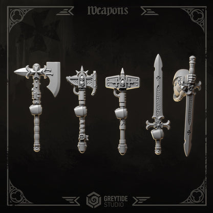Grimdark Bit Set Eternal Crusaders Big Armor Full Set –  Bit Pack Set 110 Parts Proxy Miniatures for Tabletop Wargaming